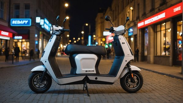 Service de scooter électrique avec échange de batterie rapide